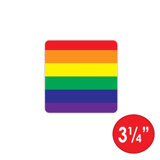 Beistle 3.25" Rainbow Coasters, 24ct.